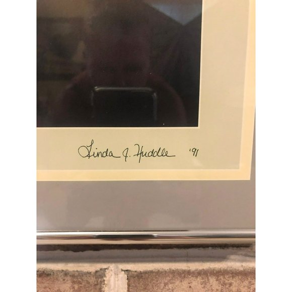 Framed Huddle Image, Spring House, Signed by Linda J. Huddle '91, Professionally - Picture 2 of 9